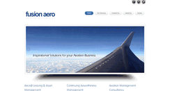 Desktop Screenshot of fusion-aero.com